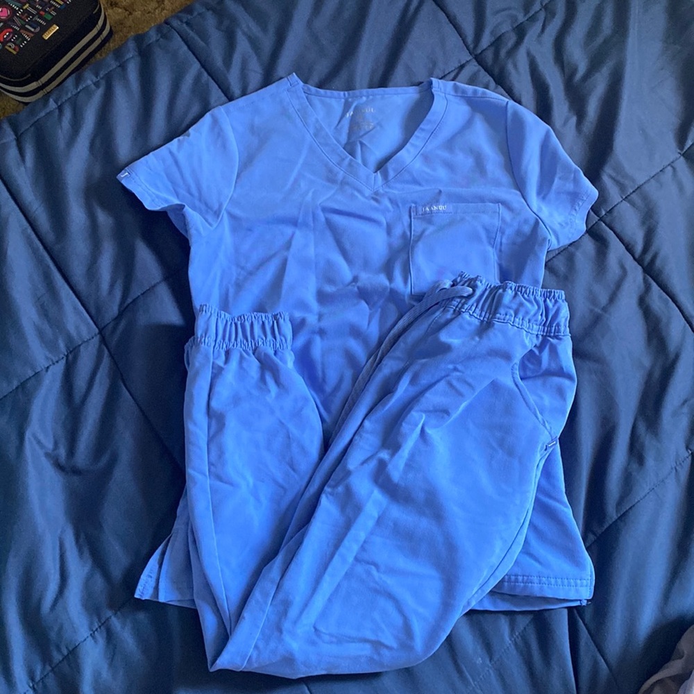 Blue Scrub Set